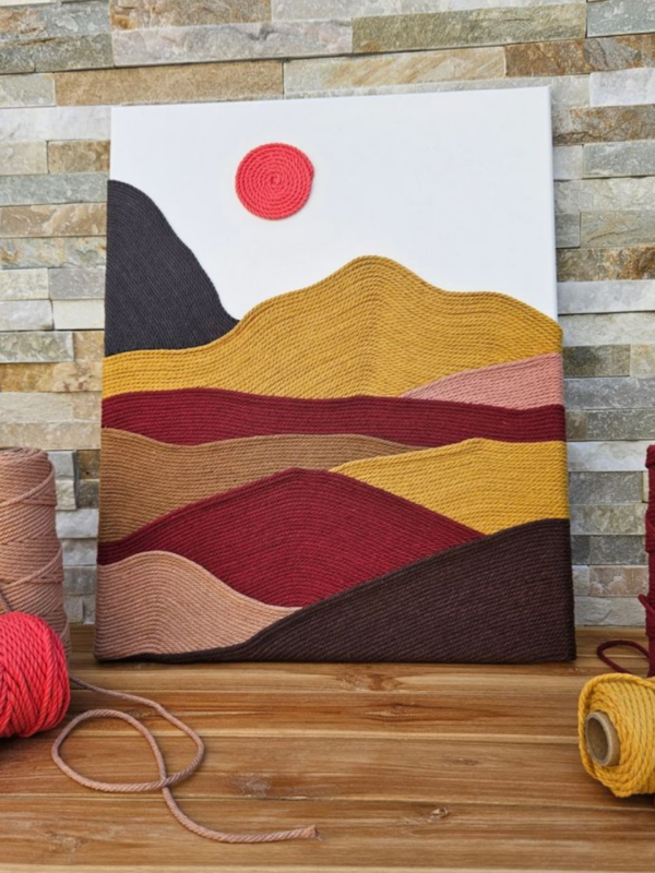 Yarn On Canvas