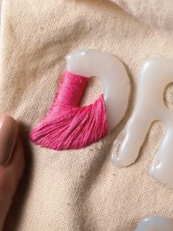 Hot Glue Gun 3D Embroidery