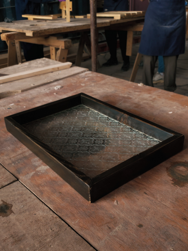 Retro Glass Tray