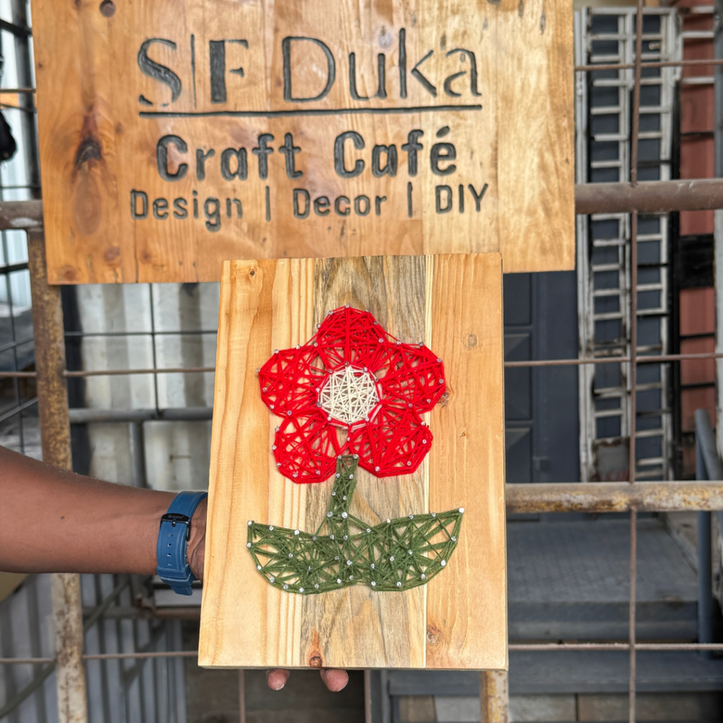 The Craft Cafe, Athi River, String Art workshop